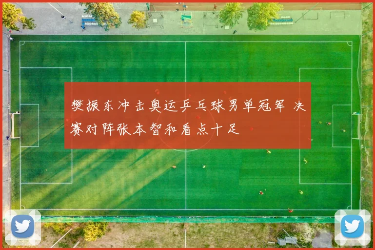 樊振东冲击奥运乒乓球男单冠军 决赛对阵张本智和看点十足