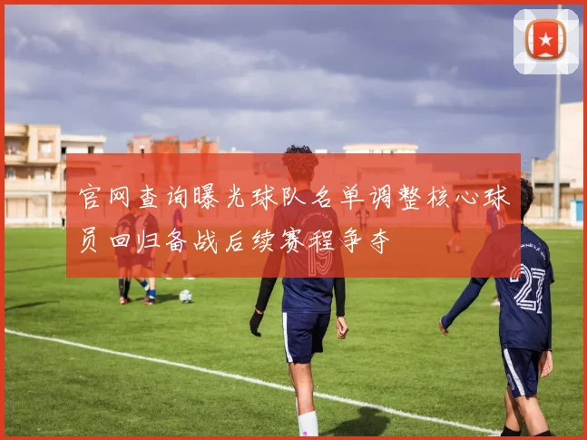 官网查询曝光球队名单调整核心球员回归备战后续赛程争夺
